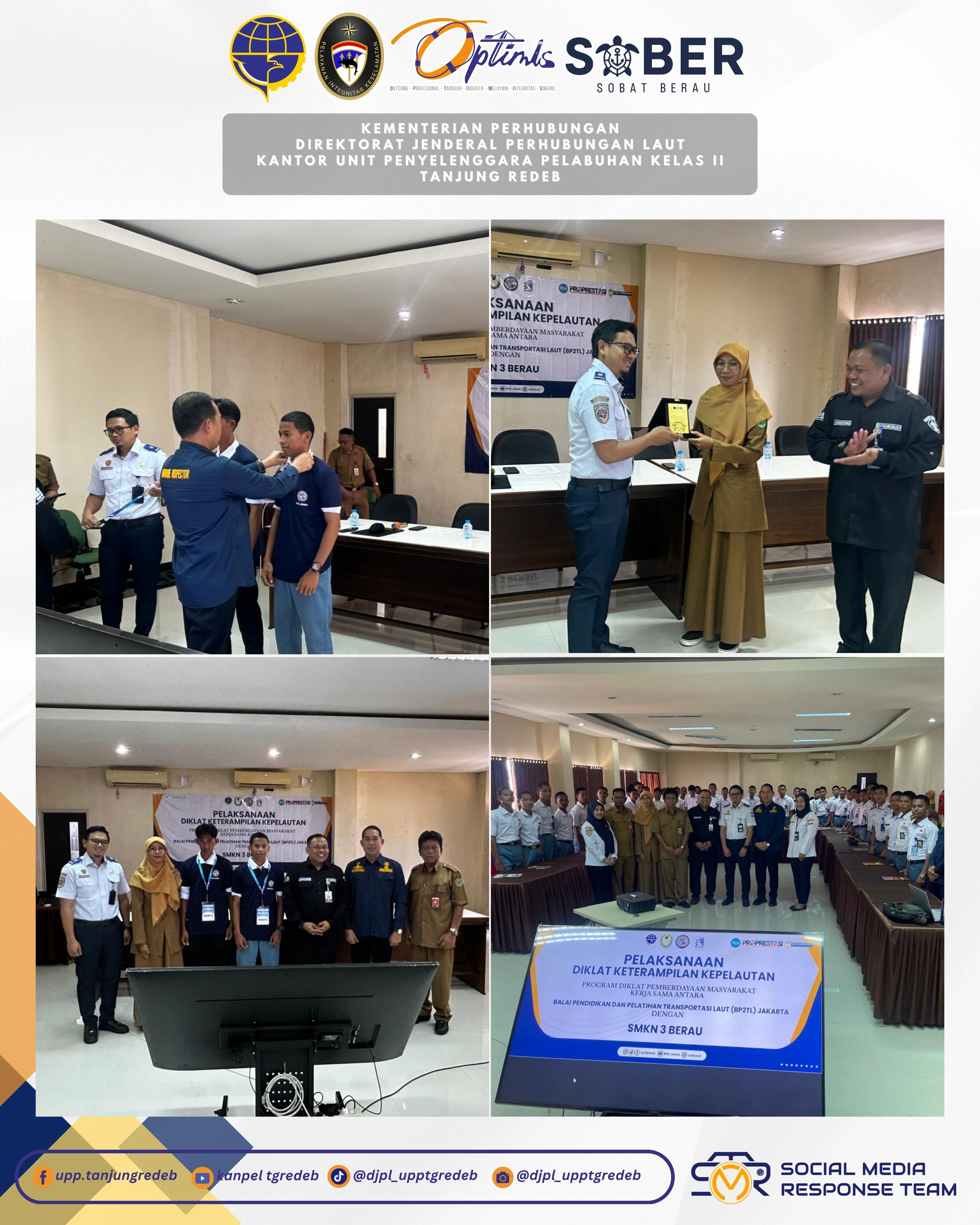 Menghadiri Diklat Pemberdayaan Masyarakat oleh SMK 3 Berau